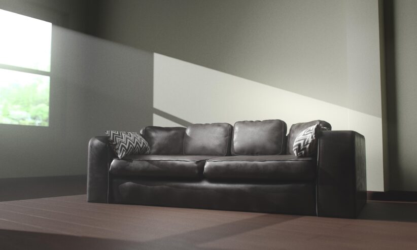 Leather Sectional Sofa – Like New